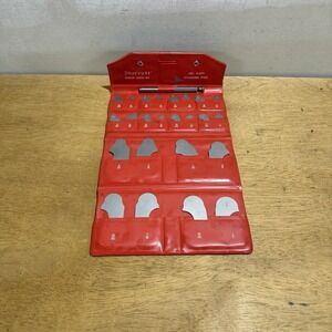 Starrett S167C Stainless‎ Steel Radius Gage Set No. S167C with Case Complete